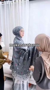 Mukena Dewasa Songket Dya Rayon Premium Size Super Jumbo