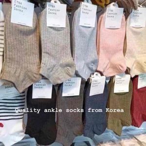 ♥ KOREA ETNA ♥ Dongdaemum KOREA QUALITY COMBED LOW CUT SUMMER ANKLE SOCKS seonggong