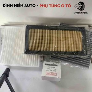 Combo 3 loại lọc Mitsubishi Xpander (2018-2022): Lọc gió động cơ + lọc gió điều hoà + lọc nhớt lọc dầu động cơ Xpander (1500A687/MR7850A002/MZ690115)