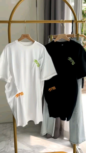 ●ECLAIRE● 043 Tshirt Kaos Casual Oversize Motif Bordir Premium 009