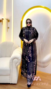 DRESS GAMIS MODE SAFIRA VOL 16 SET HIJAB TERBARU BY HMF 100%ASLI REAL