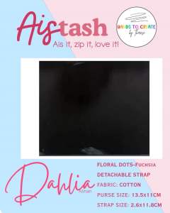 Handmade Quilted Coin Purse with Detachable Strap