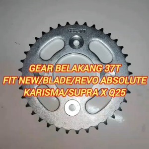 GEAR BELAKANG 37T BLADE REVO ABSOLUTE KARISMA SUPRA X 125 FIT NEW 37T