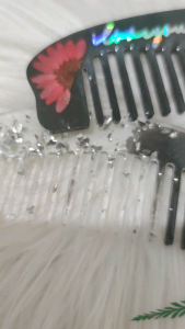 customize Resin Comb for hair with Name