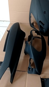 COVER FULL BODY HALUS YAMAHA MIO SPORTY WARNA HITAM DOFF