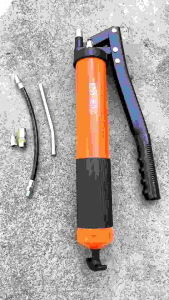 Grease Pump Gun 600CC Double Shaft Oil Coupler Nozzle Pam Gris Hose