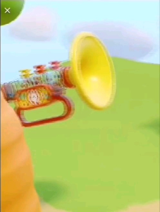 Colourful Children Cartoon Mini Music Trumpet Horn Toys Present Gift 儿童卡通小喇叭