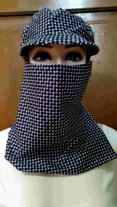 Khăn trùm đầu 2 lớp thun lạnh khăn trùm đầu chống nắng chống bụi vải mềm mát thấm hút mồ hôi dành cho nam nữ