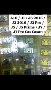 Konektor Cas Connector Charger Plug in Mikro Usb Samsung Galaxy J1 2015 J100 Ori Baru