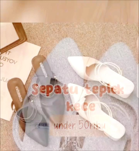 Sandal Wanita Hak 3 Cm Bapau