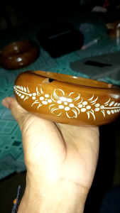 asbak roko ukir kayu jati