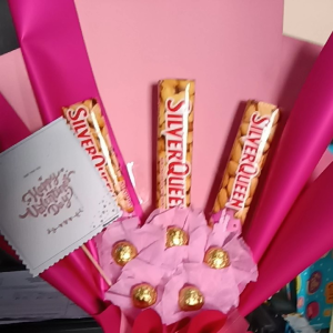 Bucket Silverqueen en Chocolate Balls