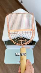 Cat Litter Scoop Metal Scoop Big Scooper Cat Toilet Shovel Cat Poop Small Holes