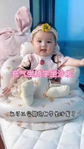 [SG STOCK] Korean style Inflatable portable baby chair sofa Training Seat Baby Seat Bath Chair
