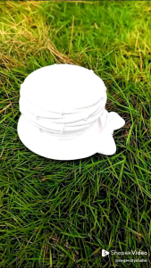 WADAH TEMPAT LILIN AROMATERAPI DAN TEMPAT ASESORIS/MODEL SARANG BURUNG.