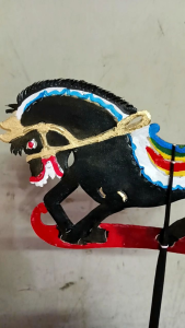 Wayang kidangan kuda - wayang kulit - wayang bentuk kuda