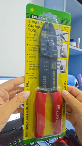 Tang Crimping Skun Sellery 88-998: Alat Krimping Potong Kawat 5 Way & Crimping Tool Deluxe