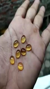 Batu Akik Kecubung Kuning 10x8 mm