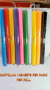 Cartolina (10 pcs per roll) 1 Color in a Roll