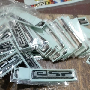 emblem timbul ESP standar