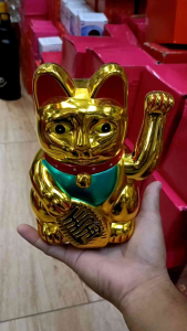 Cat Lucky Charm stand Display for business goodluck..