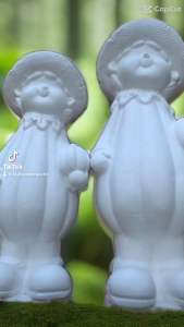 Tượng tô màu từ 15-22cm kèm 6 màu 2cọ - nhiều mẫu-Biglove