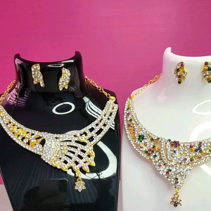 [ 58 ]CHOKER SET WITH EARRINGS