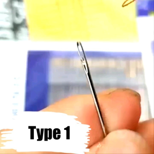 Jarum Jahit Praktis Set Isi 12 Pcs Praktis Alat Bantu Memasukan Benang Mata Nenek One Second Needle