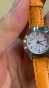 Đồng hồ nữ hiệu CLUSO DERME QUARTZ size 245mm máy vàng MIYOTA dây da BAMBI full thép độ mới cao