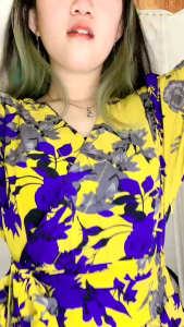 TM 98850 Sahara V-neck dress import wanita model terbaru