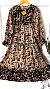 Raisa Dress Gamis Rayon Combinasi Terlaris