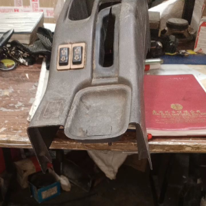 Used Proton wira console floor handbrake cover Bosch with power window switch original