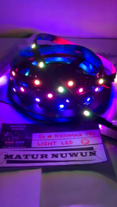 Led Strip RGB WS2811 12V 150LED Black PCB