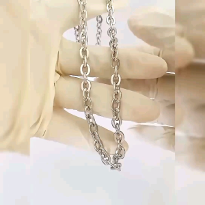 Best product from TITANIUM MOSCOW Jumbo Size Nuri Chain Model mens necklace Kalung Rantai Pria Model Rantai kalung pria Keren Elegan
