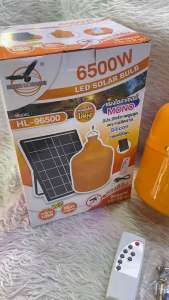 ไฟตุ้มโซลาเซลล์ ขนาดใหญ่ 6500 วัตต์ ยี่ห้อ HENG LI XIANG มี 4รุ่น รุ่นเเสงขาว (HL-86500)เเละรุ่นแสงเหลือง (HL-96500) / หลอดใหญ่ JM 87500 แสงขาว ไฟตุ้มโซล่าเซลล์ ไฟตุ้มโซล่าเซลล์ ราคา - Lazada