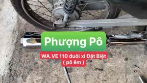 ⚡️FREESHIP⚡️ Pô WAVE 110 chữ 1985 tiếng Êm cho WAVE NHỎ-WAVE THÁI-WAVE 100-DREAM-CUP
