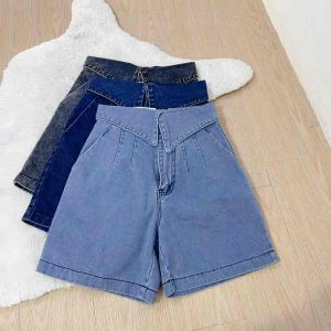 RDA Apparel. กางเกงยีนส์ ผู้หญิง ขา 3 ส่วน แต่งขอบพับ ตีเกล็ดจีบหน้า ผ้าไม่ยืด ทรงสวยมาก มี 3 สี ไซส์ S-6XL