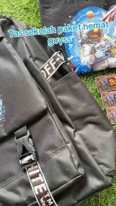 Ransel Anak laki laki SD TK karakter kartun lucu astronot viral bisa bayar di tempat