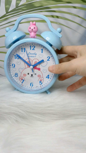 Đồng Hồ Báo Thức Hình Thỏ dễ Thương có báo thức