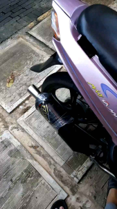 Knalpot Kondoman Stainlees Mio Sporty Mio J Mio M3 dll