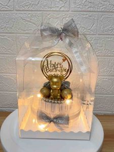 เค้กเงิน เค้กใส่เงินสดเองขนาด 15-16 ใบ เป็นของขวัญในโอกาสต่างๆ