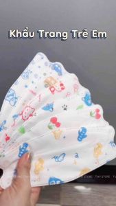 Thùng 300 Chiếc Khẩu Trang KF94 Trẻ Em 4-10 Tuổi Chính Hãng AK Mask