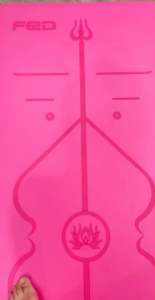 Thảm Tập Yoga In Định Tuyến TPE 2 Lớp 8mm In Định Tuyến + Dây buộc thảm bền đẹp.