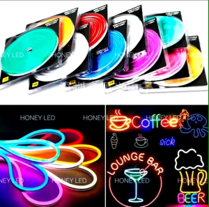 NEON FLEX LAMPU LED SELANG PANJANG 5 METER KUALITAS SUPER DC 12VOLT