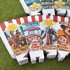 10pack Kertas Popcorn Ukuran 12x6 cm
