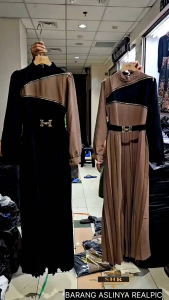 NEW SHR MAXI DRESS WOLPISS STRET BY SHR 100%