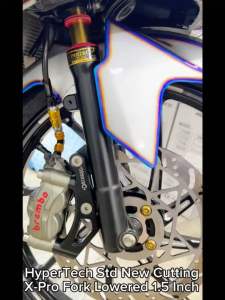 Y15ZR Y16ZR FRONT FORK SET HYPERTECH STD CUTTING LOWERED 1.5 INCH ULTIMATE X PRO BATANG GOLD 1.5 INCI FORK LAY DEPAN Y15 Y16 EXCITER SPIDER