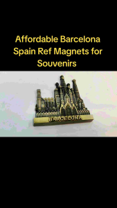 Barcelona Spain Ref Magnets for Travel Souvenirs Magnetic Fridge Decor Gift Decoration Decorative