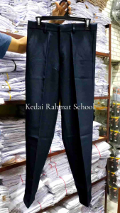 Celana Sekolah SMP MTS Panjang Biru Dongker Bahan Rapilo Tebal Premium Jumbo Big Size