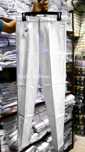 Celana Putih Formal Kerja Paskibra Petugas Upacara SMP SMA Bahan Rapilo Tebal Premium